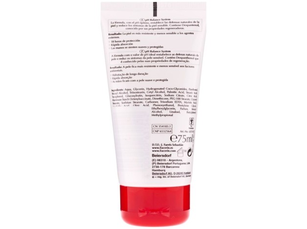 Eucerin Piel Sensible Ph-5 Crema De Manos, 75 Ml