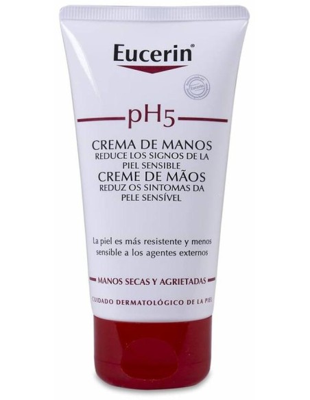 Eucerin Piel Sensible Ph-5 Crema De Manos, 75 Ml