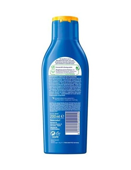 Nivea Sun Protege Hidrata Leche Spf20 200Ml