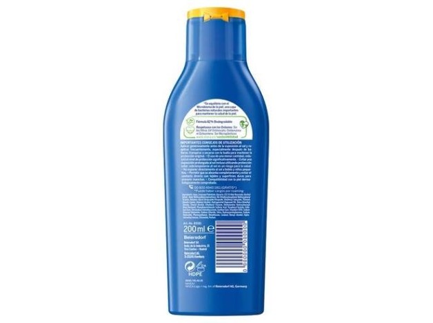 Nivea Leche Solar Proteccion E Hidratación...