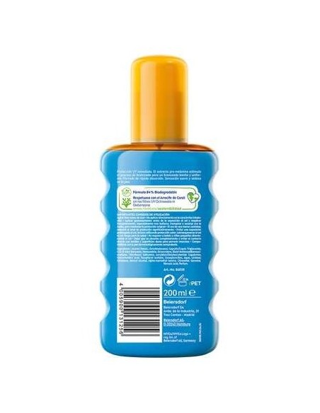 Nivea Sun Protege Broncea Aceite Spf30 200Ml