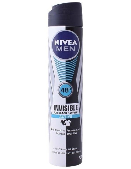 Men Black %26 White Active Desodorante Vaporizador 200 Ml