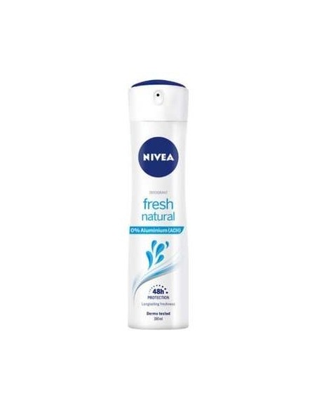 Nivea Fresh Natural Desodorante 0% Aluminio Spray 150Ml