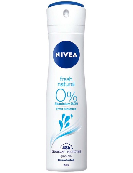 Nivea Fresh Natural Desodorante 0% Aluminio Spray 150Ml