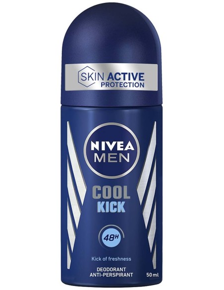 Nivea Men Cool Kick Roll-On Desodorante 50Ml