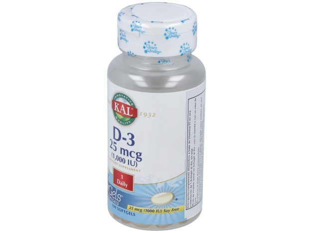 D-3 25 Mcg (1000 Ui) Perlas Activgel 100 U