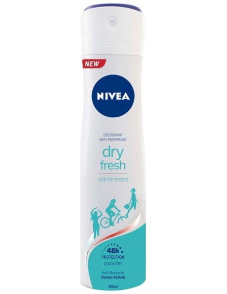 Nivea Desodorante Antitranspirante Dry Fresh 200Ml
