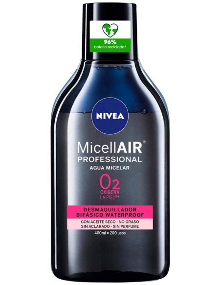 Agua Micelar Profesional Bifásica Waterproof 400 Ml