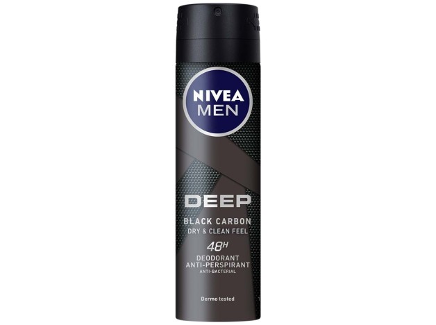 Men Deep Black Carbon Deo Vaporizador 150 Ml