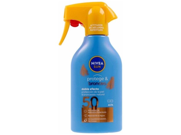 Nivea Sun Protege %26 Broncea Spray Spf50 270Ml