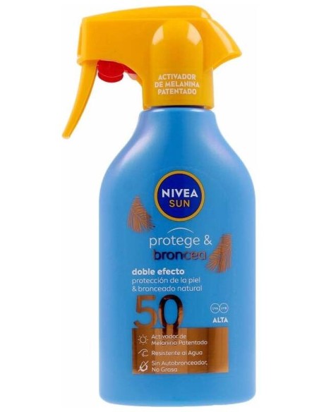 Nivea Sun Protege %26 Broncea Spray Spf50 270Ml