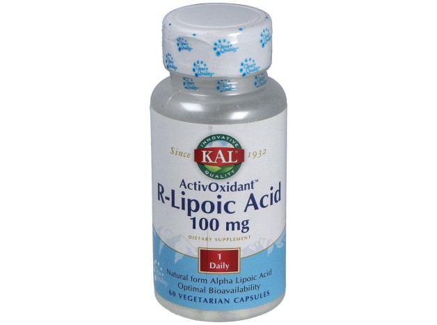 Kal R Lipoic Acid Activoxidant 100Mg 60Caps