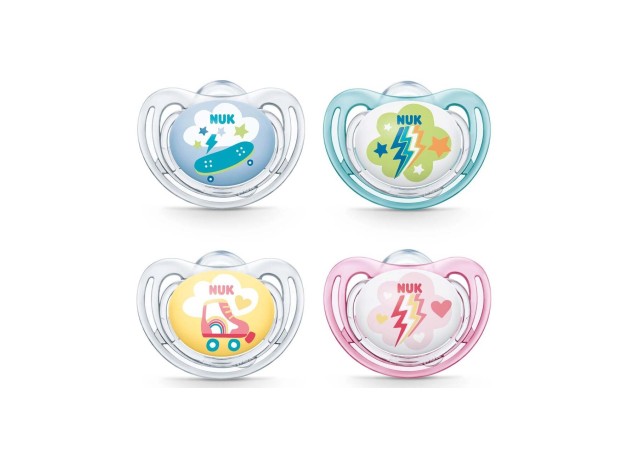 Nuk Chupete Freestyle Silicona 0-6 Meses, 2...