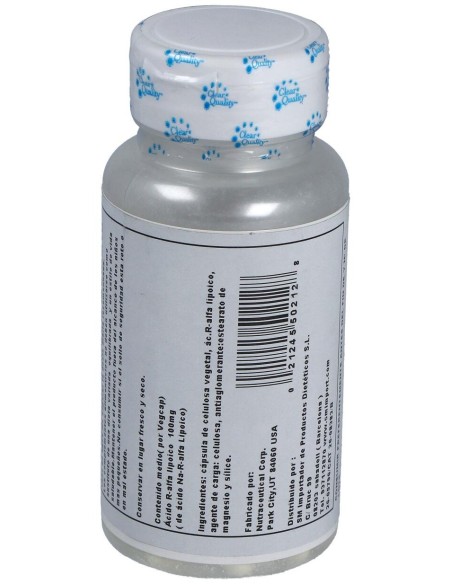 Kal R Lipoic Acid Activoxidant 100Mg 60Caps