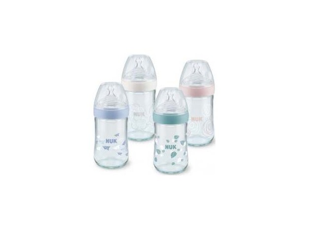 Nuk Biberón Nature Sense Cristal 0-6 S M...