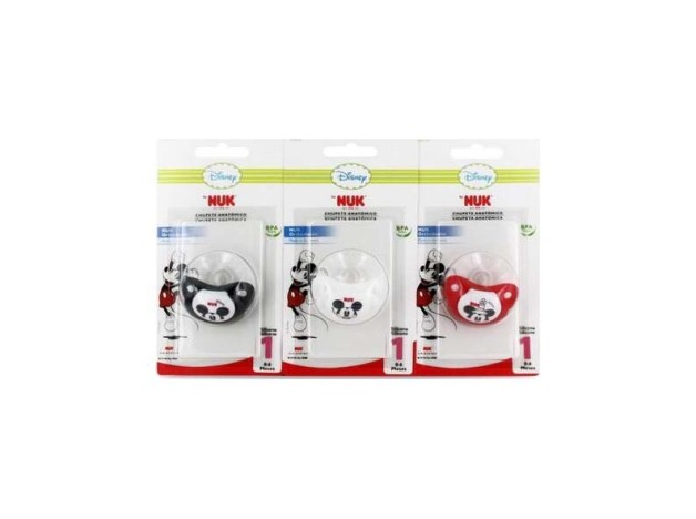Nuk Trendline Mickey Mouse Chupete Silicona 0-6...