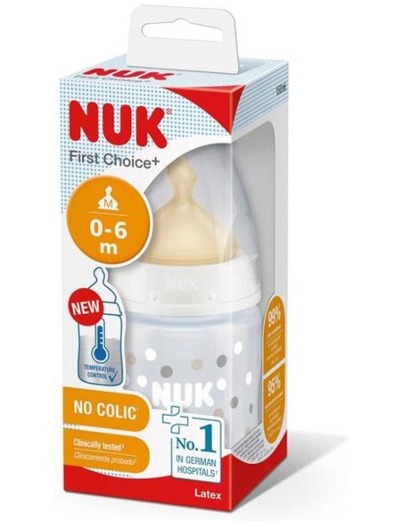 Nuk First Choice+ Temperature Control Biberón Pp 0-6M 150Ml 1Ud