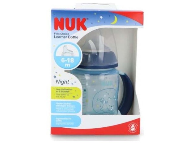 Nuk Biberón Silicona First Choice Entrena Night...