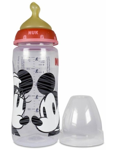 Nuk Biberón Mickey Mouse Tetina Látex Boca Ancha T-1 300Ml