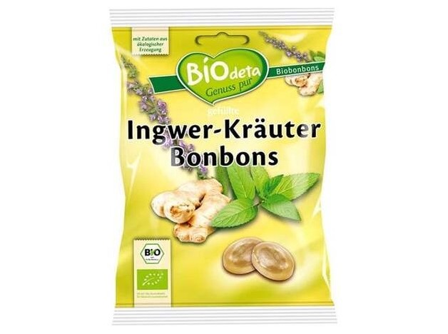Caramelos De Jengibre Y Hierbas 75Gr. Bio