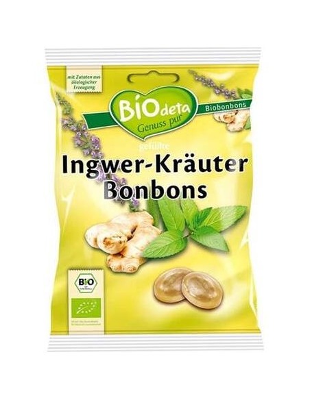 Caramelos De Jengibre Y Hierbas 75Gr. Bio