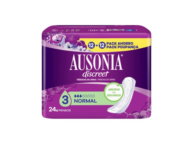 Ausonia Discreet Normal, 24 Uds