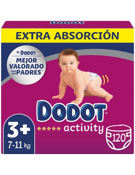 Dodot Activity Extra Talla 3 Pañales 6-10 Kg 120 U