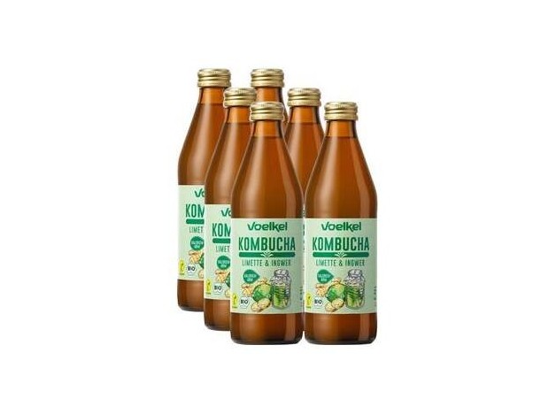 Voelkel Kombucha Lima Y Jengibre Bio 330Ml