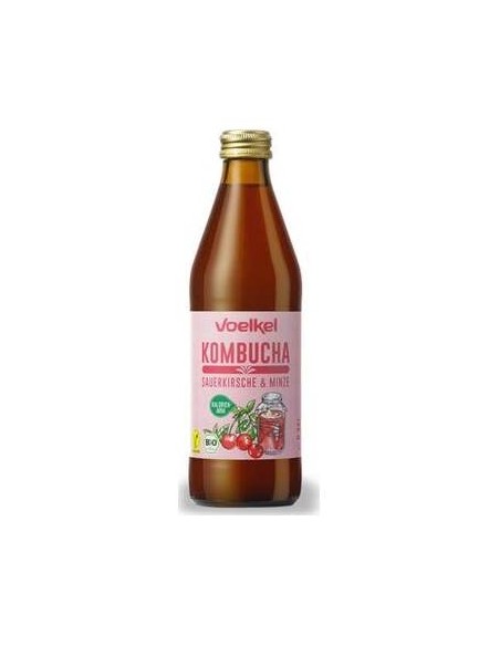 Voelkel Kombucha Cereza Y Menta Bio 330Ml