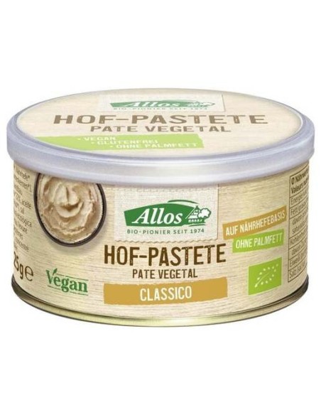 Pate Vegetal Clasico 125Gr. Bio Vegan