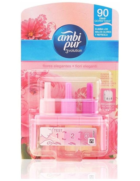 Ambi Pur 3Volution Ambientador Recambio Flores Rosas 21Ml