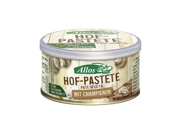 Pate Vegetal Con Champiñones 125Gr. Bio Vegan