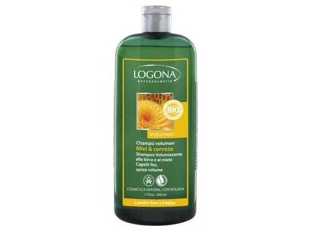 Logona Champu Volumen Miel %26 Cerveza 500Ml