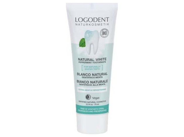 Logona Dentifrico Blanquea Menta Bio 75Ml