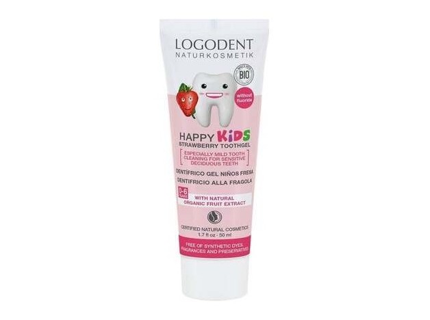 Logona Dentifrico Niños Fresa Gel 50Ml