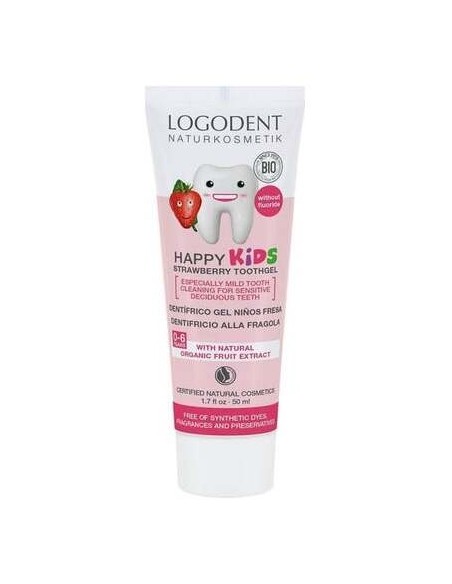 Logona Dentifrico Niños Fresa Gel 50Ml