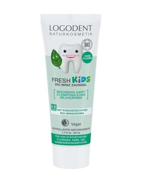 Logona Dentifrico Niños Menta Bio Veg 50Ml
