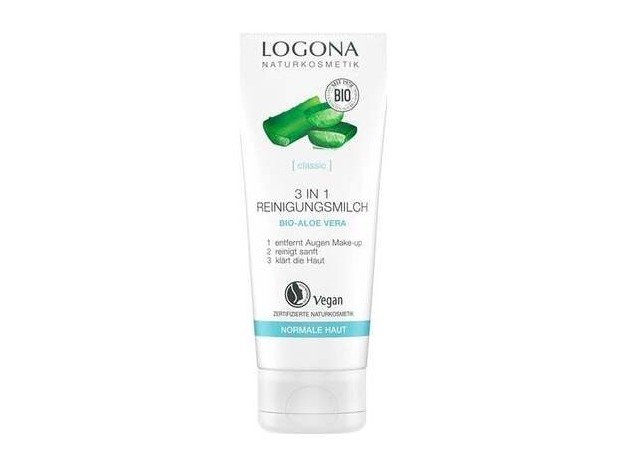 Logona Leche Limpiadora 3 En 1 Aloe Vera 100Ml