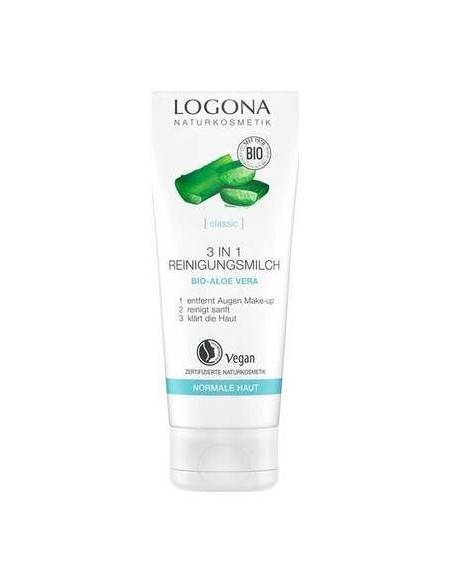 Logona Leche Limpiadora 3 En 1 Aloe Vera 100Ml