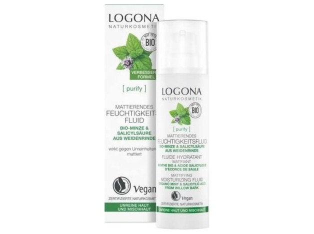Fluido Hidratante Matificante Menta 30Ml.