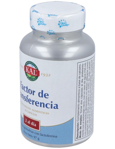 Solaray Factores Transferencia 60 Cap
