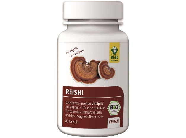 Raab Vitalfood Reishi Bio 80Caps