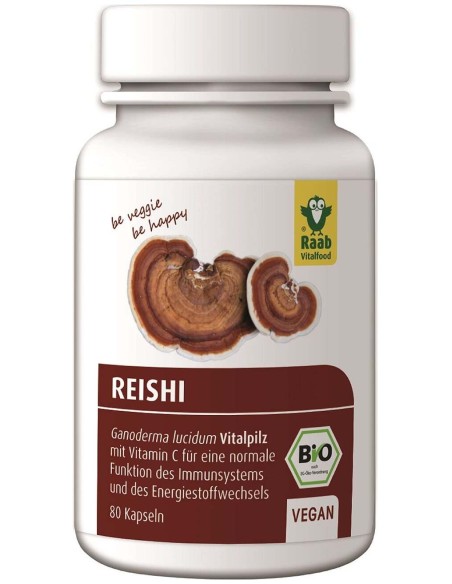 Raab Vitalfood Reishi Bio 80Caps