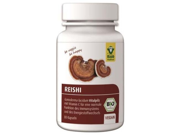 Raab Vitalfood Reishi Bio 80Caps