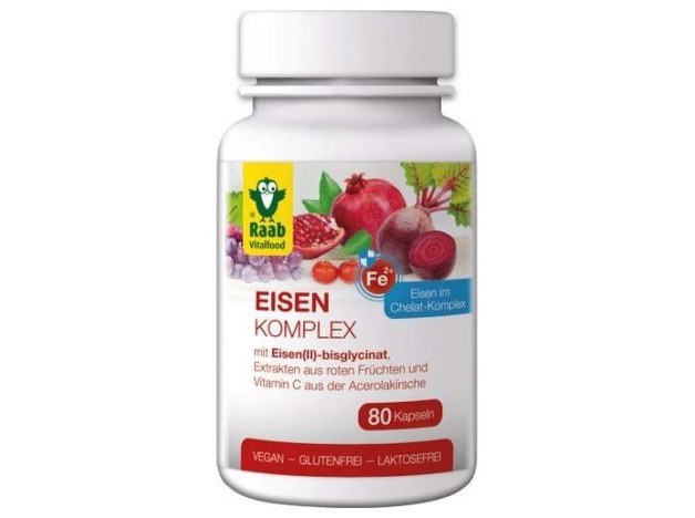 Raab Vitalfood Complejo De Hierro 80Caps