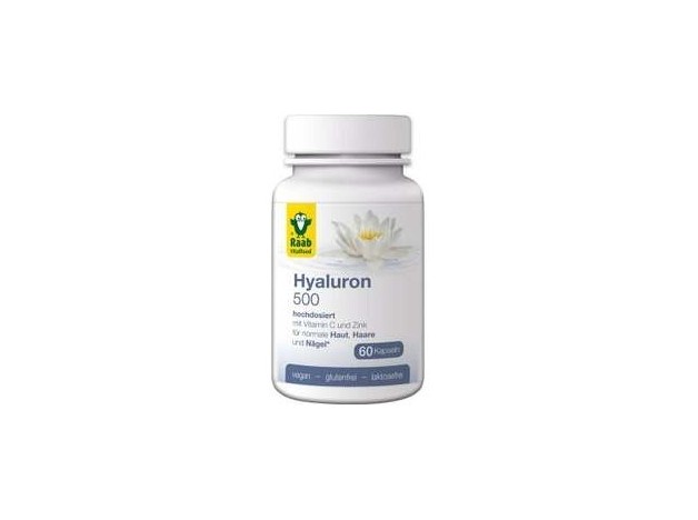 Raab Vitalfood Hyaluron 500Mg 60Caps