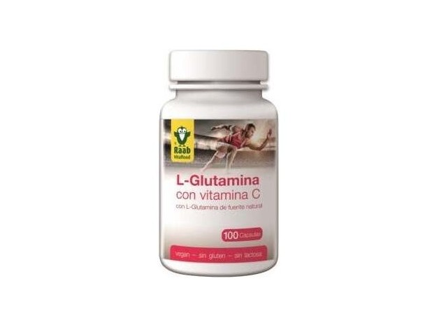 Raab Vitalfood L-Glutamina Con Vitamina C 100Caps