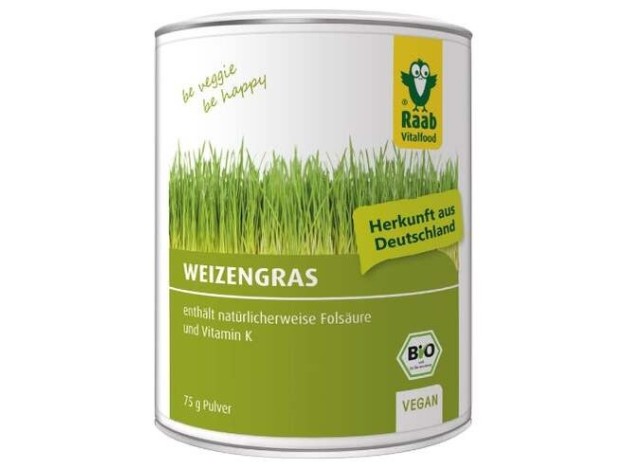 Raab Vitalfood Verde De Trigo Bio Polvo 75G