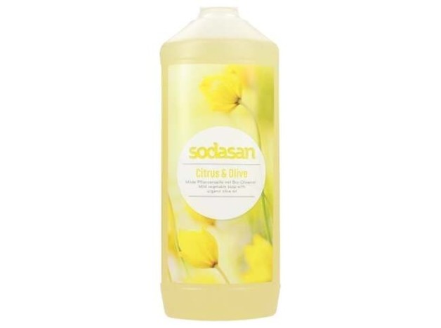 Sodasan Jabón Manos Citrus Olive Recambio 1L