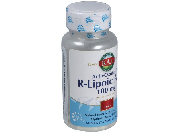 Kal R Lipoic Acid Activoxidant 100Mg 60Caps